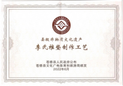喜報！恭賀李氏椎墊成功申請非物質(zhì)文化遺產(chǎn)